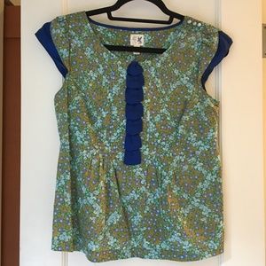 The most ADORABLE ANTHROPOLOGIE floral blouse